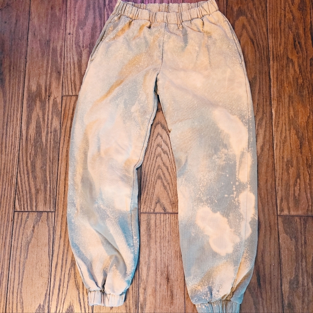 Pac Sun John Galt Baggy Tie Dye Mid Rise Joggers With Pockets - Picture 5 of 5